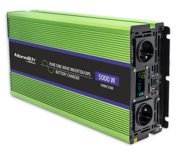 Qoltec Przetwornica UPS 2500W/5000W 12V na 230V - 1144920 - zdjęcie